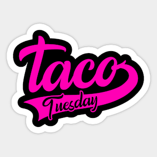 Pink Taco Tuesday Sticker